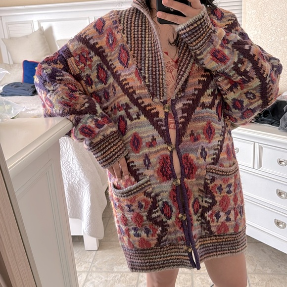 Free People Home On The Range Cardi Size M - Picture 14 of 14